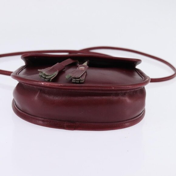 GUCCI Shoulder Bag Leather Red Auth 145949 - Picture 6 of 16